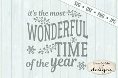 Most Wonderful Time of the Year SVG DXF Files Product Image 2