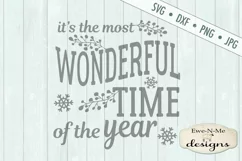 Most Wonderful Time of the Year SVG DXF Files Product Image 2
