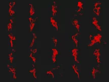 200 RED SMOKE TRANSPARENT PNG FILES, PHOTOSHOP OVERLAYS Product Image 6