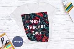 Homeschool teacher t-shirt mockup, Back to school mockup Product Image 3