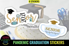 Pandemic Graduation Stickers- Graduation Stickers 2021 Product Image 3