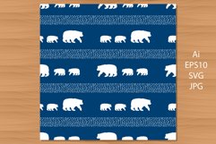 Bear. 6 Seamless patterns. Product Image 6