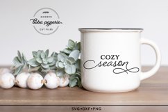 Cozy Season Svg, Farmhouse Christmas Sign svg Product Image 3