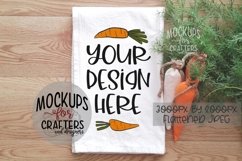 Kitchen Towel, Dish Towel MOCK-UP, Easter, Spring. Kitchen Product Image 1