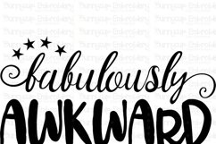 Fabulously Awkward #teenlife - SVG, Clipart and Printable Product Image 2