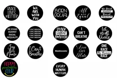 Black Lives Matter Stickers-Black Lives Printable Stickers Product Image 3