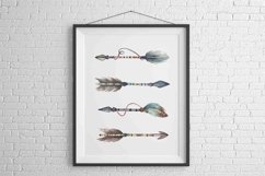 Watercolor collection arrows, flower bouquets. Product Image 5