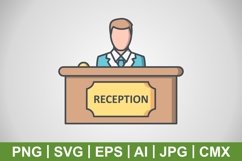 Vector Reception Icon Product Image 1
