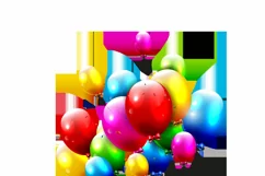 200 RED BALLOONS TRANSPARENT PNG FILES, PHOTOSHOP OVERLAYS Product Image 14