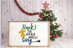 Hark the Herald Angels Sing SVG File - Christmas SVG File Product Image 4