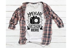 Bella Canvas 3001 Mockup, White t-shirt mockup Product Image 1