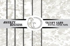 Gray camouflage digital papers, Instant download, JPG files Product Image 1