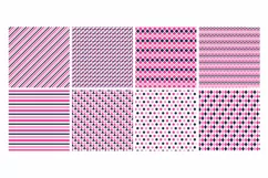 Pink Birthday Digital Paper 16 Papers Balloon Clipart Product Image 3