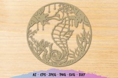 Underwater Seahorse SVG Product Image 3