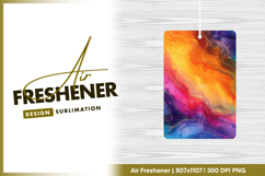Colorful abstract watercolor texture with air freshener png Product Image 1
