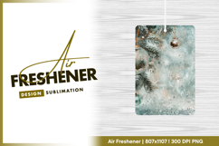 Elegant christmas ornament background with air freshener png Product Image 1