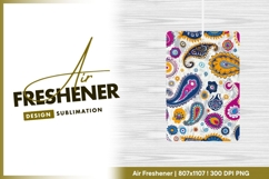 Colorful Paisley Pattern with Floral and air freshener Product Image 1