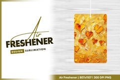 Textured Oil Painting of Orange and Yellow air freshener Product Image 1