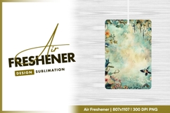 Watercolor Floral Background with air freshener Product Image 1