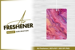 Abstract Pink and Purple Swirls with air freshener Product Image 1