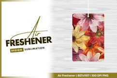 Colorful floral arrangement with overlapping air freshener Product Image 1