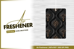 Black and Gold Floral Patterned Wall air freshener Product Image 1