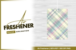 Pastel Plaid Pattern Diagonal Lines in Soft air freshener Product Image 1