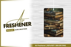 Stack of Antique Books with Gold Gilding air freshener Product Image 1