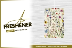 Watercolor floral pattern with various air freshener Product Image 1