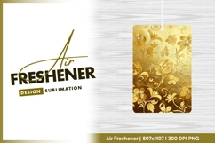 Embossed Gold Floral Pattern with air freshener Product Image 1