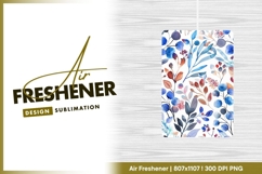 Watercolor floral pattern with blue and air freshener Product Image 1