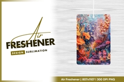 Colorful Paper Coral Reef Illustration with air freshener Product Image 1