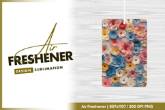 Colorful Paper Flowers Arrangement Floral air freshener Product Image 1