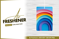 Paper rainbow colorful layers creative air freshener png Product Image 1
