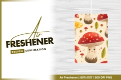 Cute mushroom seamless pattern air freshener png Product Image 1