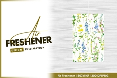 Delicate wildflower seamless pattern on air freshener png Product Image 1