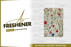 Delicate floral embroidery texture background air freshener Product Image 1