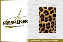 Realistic leopard fur close up animal pattern air freshener Product Image 1