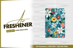 Colorful floral pattern with leaves and air freshener Product Image 1