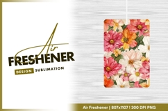 Vintage floral pattern elegant botanical air freshener Product Image 1