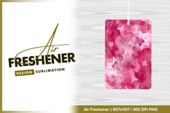 Pink watercolor background air freshener png Product Image 1