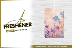 Watercolor floral illustration with pastel air freshener Product Image 1