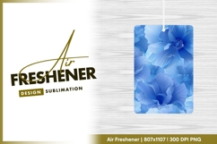 Blue floral seamless pattern background air freshener png Product Image 1