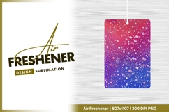 Gradient background with white dots air freshener png Product Image 1