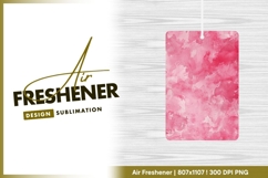 Pink watercolor abstract texture artistic air freshener png Product Image 1