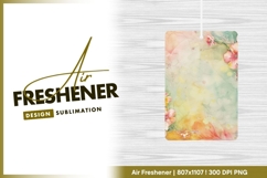 Floral watercolor background with soft air freshener png Product Image 1