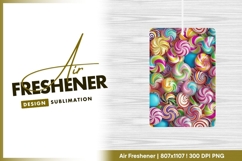 Colorful Swirl Lollipops Candy Assortment air freshener Product Image 1