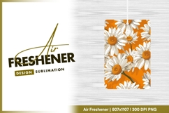 White Daisies with Orange Centers on an air freshener Product Image 1