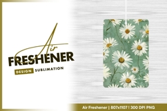Daisy Floral Pattern with White Petals and air freshener Product Image 1