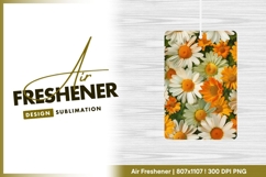 Close-up of Daisy Flowers in White Orange air freshener Product Image 1